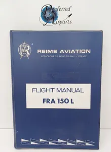 Used Reims Cessna 1972 FRA150L Aircraft Flight Manual in Binder, p/n D934-13GB